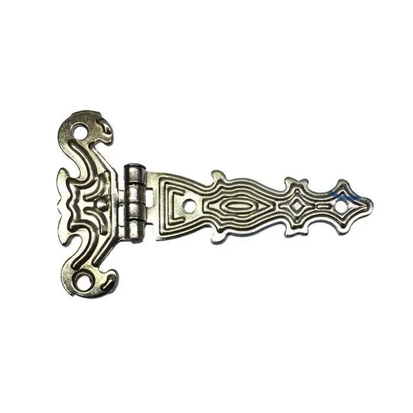 Dekoratif, Sac Tek Kuyruklu Menteşe - 40x68 Mm, Küçük, Nikel, 1 Adet ürün görseli 1