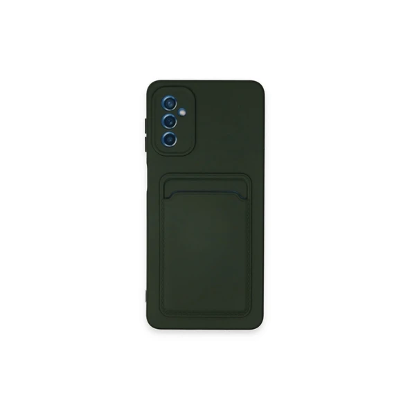 Samsung Galaxy A14 4g Kılıf Kelvin Kartvizitli Silikon - Koyu Yeşil ürün görseli 1