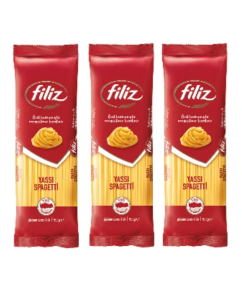 FİLİZ Yassı Spagetti 500 Gr X 3 Adet Özel Harman (yassı Makarna) ürün görseli 1