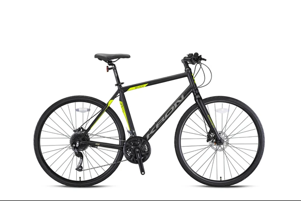 SPX 300 - 28'' CITY - 20' - 27 Vites - H.DISC - Mat Siyah-Füme/Neon Sarı ürün görseli 1