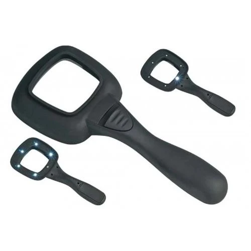 6 Ledli Ve Mor Işıklı Büyüteç 60mm - Resim 5