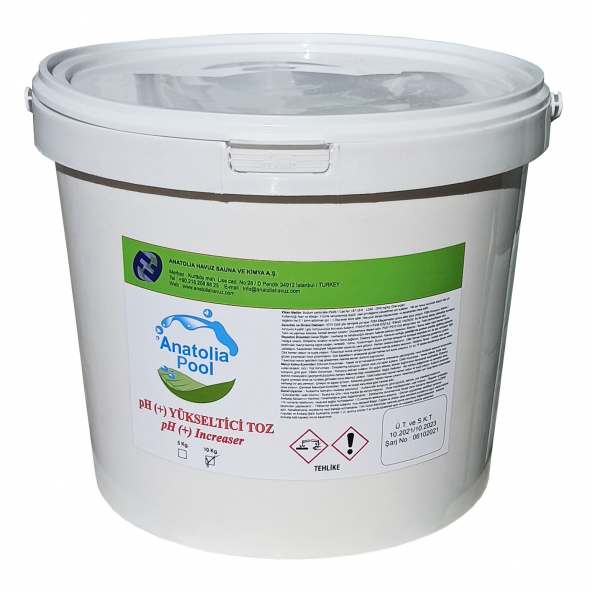 Anatolia Pool Ph (+) Yükseltici Toz 10 Kg (Ph + Increaser) ürün görseli 1