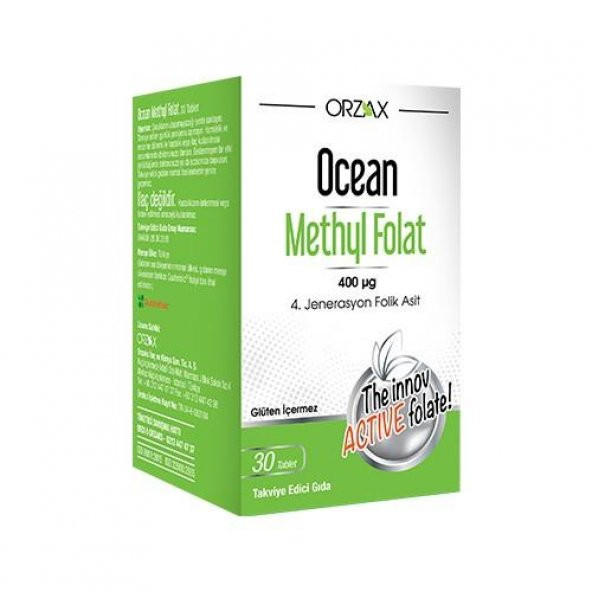 Ocean Methyl Folat 30 Tablet 8697595871966 ürün görseli 1