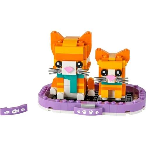 LEGO BrickHeadz 40480 Ginger Tabby ürün görseli 1