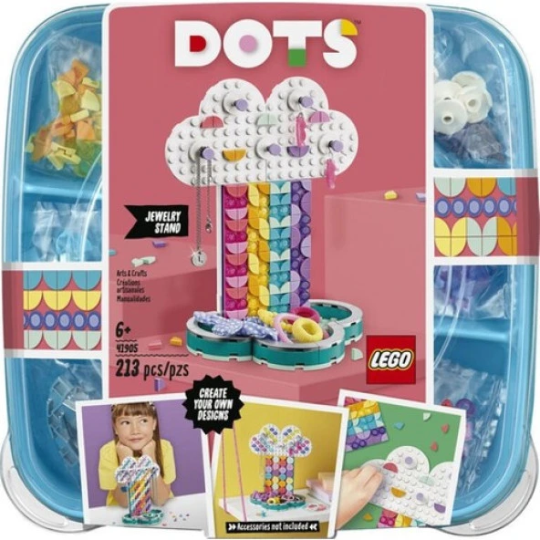 LEGO Dots 41905 Rainbow Jewellery Stand - Resim 3