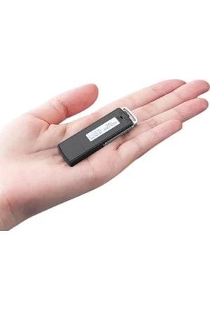 Usb Şeklinde Ses Kayıt Cihazı Dinleme Cihazı 16 Gb Hafızalı Kristal Mikrofonlu ürün görseli 1