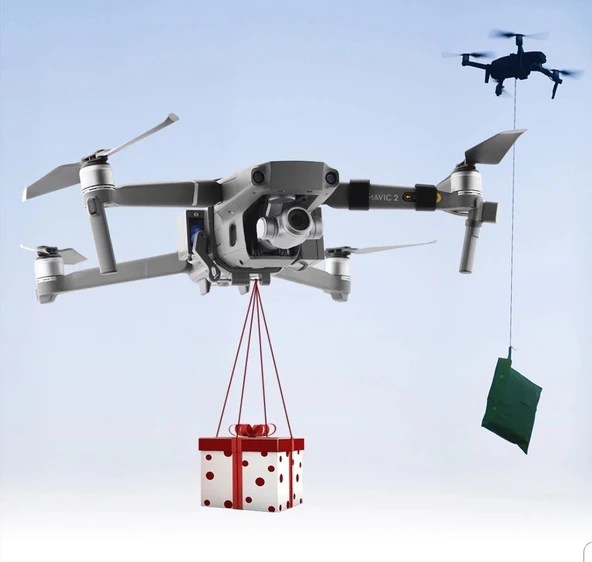Evlilik Teklifi Organizasyonu Drone İle Havadan Hediye Kutu Getirme ürün görseli 1
