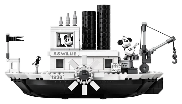 LEGO Ideas 21317 Steamboat Willie - Resim 4