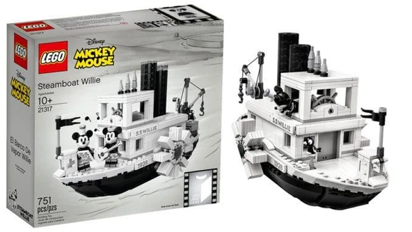 LEGO Ideas 21317 Steamboat Willie - Resim 5