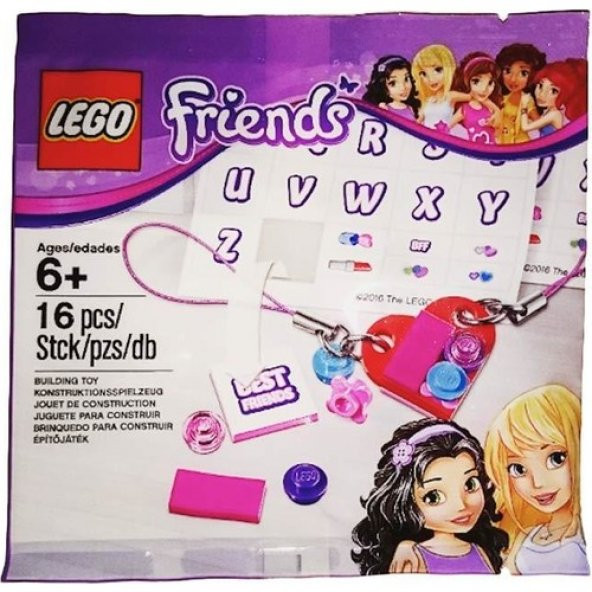 LEGO Friends 5004395 Sticker Keychain Set ürün görseli 1