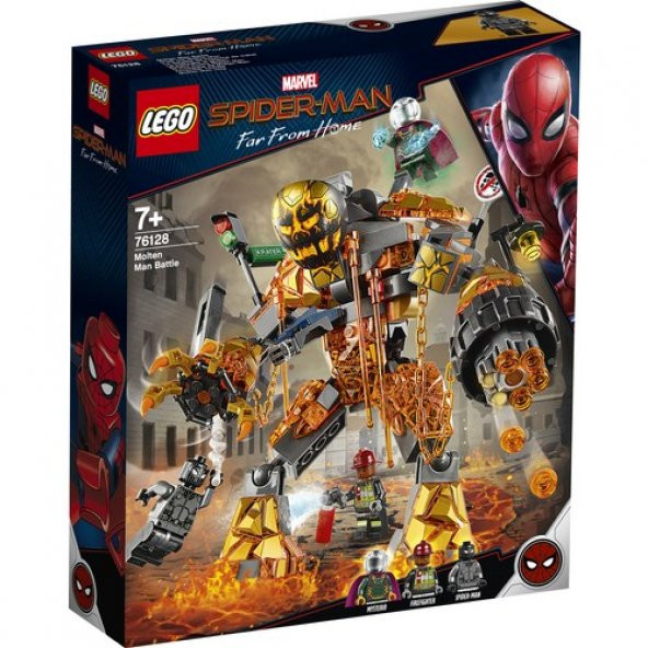 LEGO Super Heroes 76128 Molten Man Battle - Resim 3