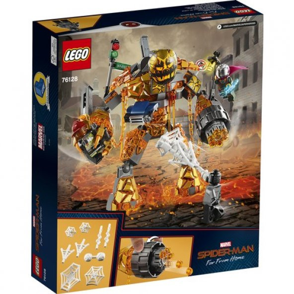 LEGO Super Heroes 76128 Molten Man Battle - Resim 4