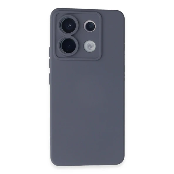 Xiaomi Redmi Note 13 Pro 5g Kılıf Nano İçi Kadife Silikon - Gri ürün görseli 1