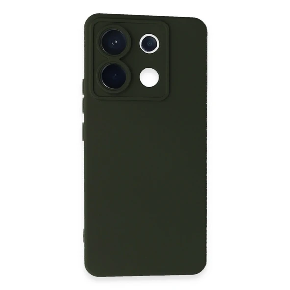 Xiaomi Redmi Note 13 Pro 5g Kılıf Nano İçi Kadife Silikon - Koyu Yeşil ürün görseli 1