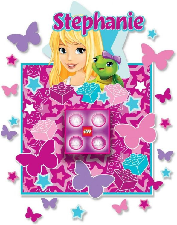 LEGO Friends Stephanie Led Night Light with Wall Decals - Resim 2