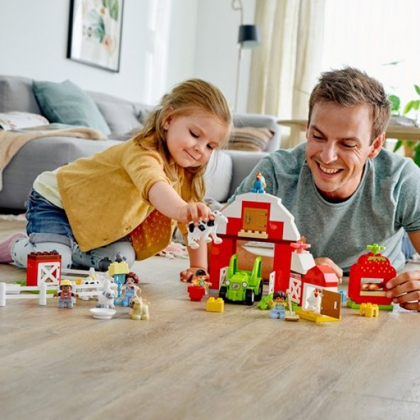 Lego Duplo 10952 Barn, Tractor And Farm Animal Care - Resim 4