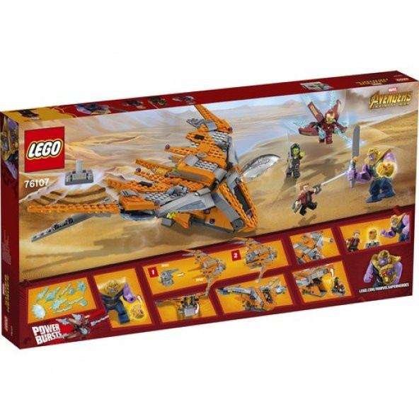 Lego Super Heroes 76107 Thanos: Ultimate Battle - Resim 3
