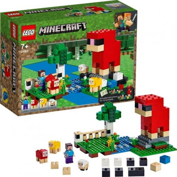 LEGO Minecraft 21153 The Wool Farm ürün görseli 1