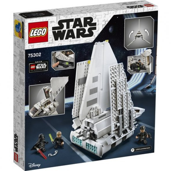 Lego Star Wars 75302 Imperial Shuttle - Resim 3