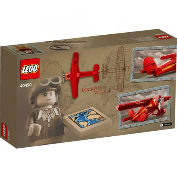 LEGO Miscellaneous 40450 Amelia Earhart Tribute - Resim 3