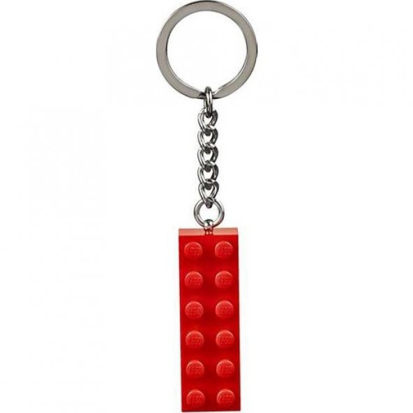 LEGO Brick 853960 2x6 Red Key Chain - Resim 3