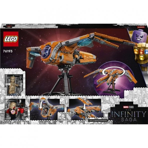 LEGO Super Heroes 76193 The Guardians Ship - Resim 8