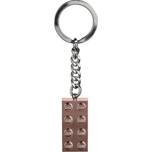 LEGO Brick 853793 2x4 Rose Gold Keyring ürün görseli 1