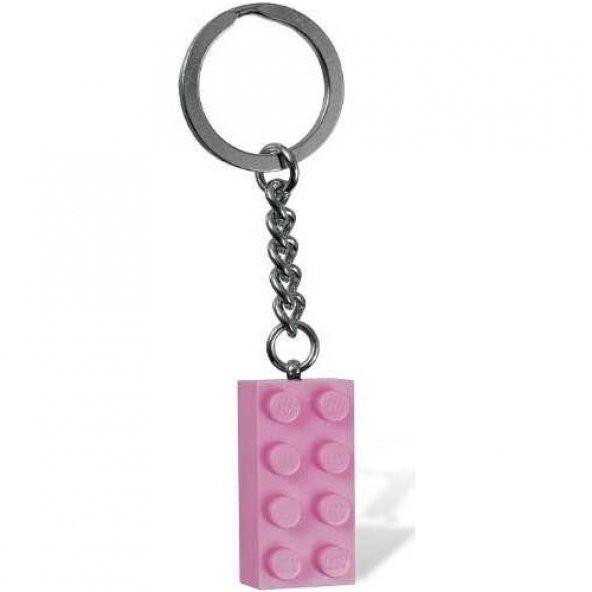 LEGO 852273 Pink Brick Key Chain - Resim 2