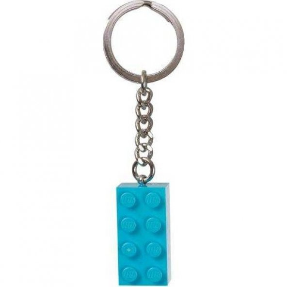 LEGO 853380 Turquoise Brick Key Chain - Resim 2