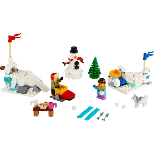 LEGO Seasonal 40424 Winter Snowball Fight ürün görseli 1