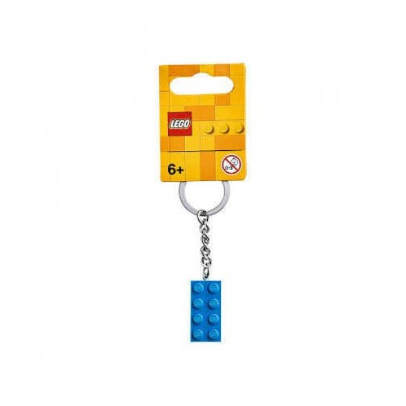 LEGO Brick 853993 2x4 Bright Blue Keyring ürün görseli 1