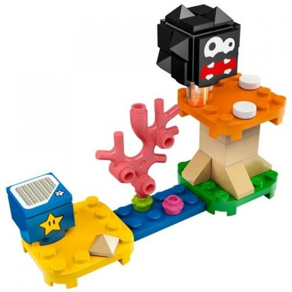 LEGO Super Mario 30389 Fuzzy and Mushroom Platform ürün görseli 1