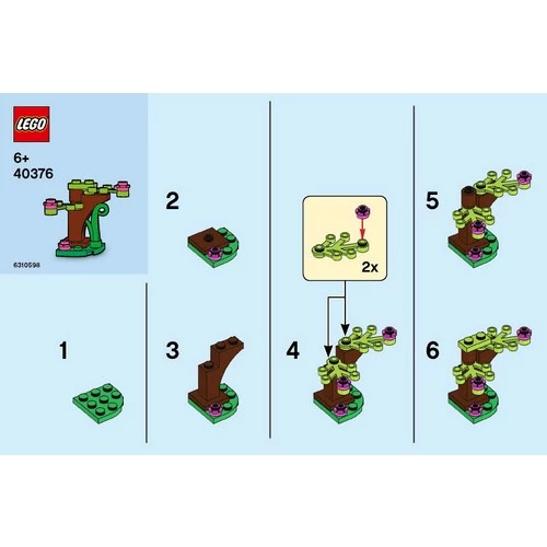 LEGO Xtra 40376 Botanical Accessories - Resim 3