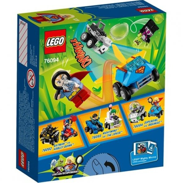 Lego Super Heroes 76094 Mighty Micros: Supergirl Vs. Brainiac - Resim 3