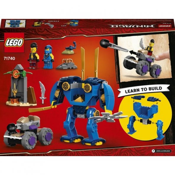 LEGO Ninjago 71740 Jays Electro Mech - Resim 5