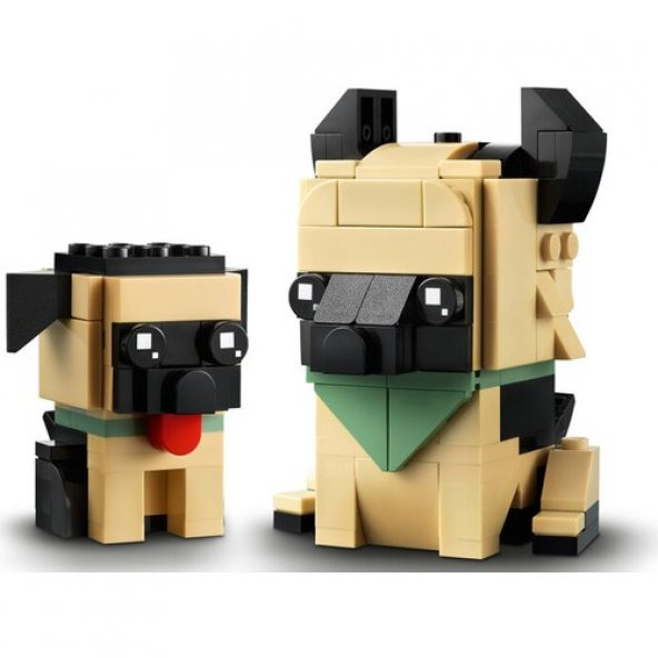 LEGO BrickHeadz 40440 German Shepherd - Resim 3