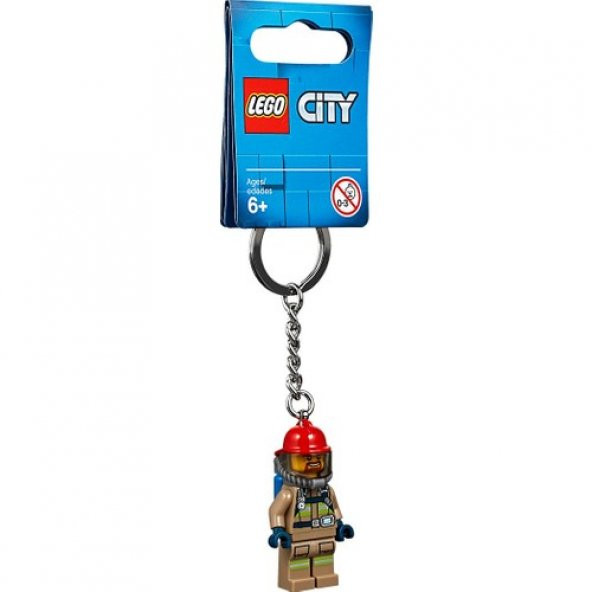 LEGO City 853918 Firefighter Key Chain - Resim 2