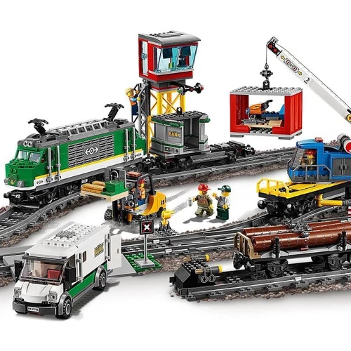 LEGO City 60198 Cargo Train - Resim 7