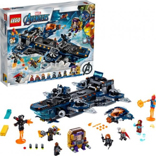 LEGO Super Heroes 76153 Avengers Helicarrier - Resim 5