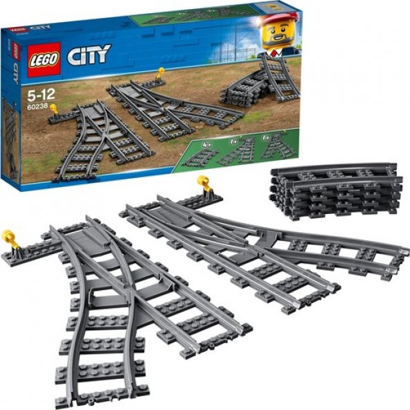 LEGO City 60238 Switch Tracks ürün görseli 1