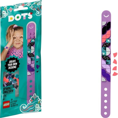 LEGO Dots 41902 Sparkly Unicorn Bracelet - Resim 5