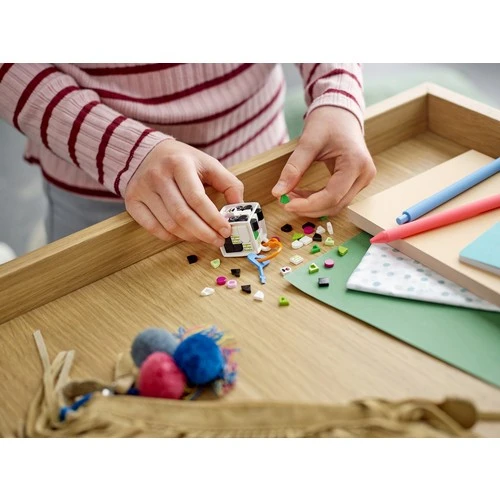 LEGO Dots 41930 Bag Tag Panda - Resim 4