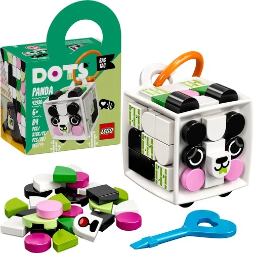 LEGO Dots 41930 Bag Tag Panda - Resim 3
