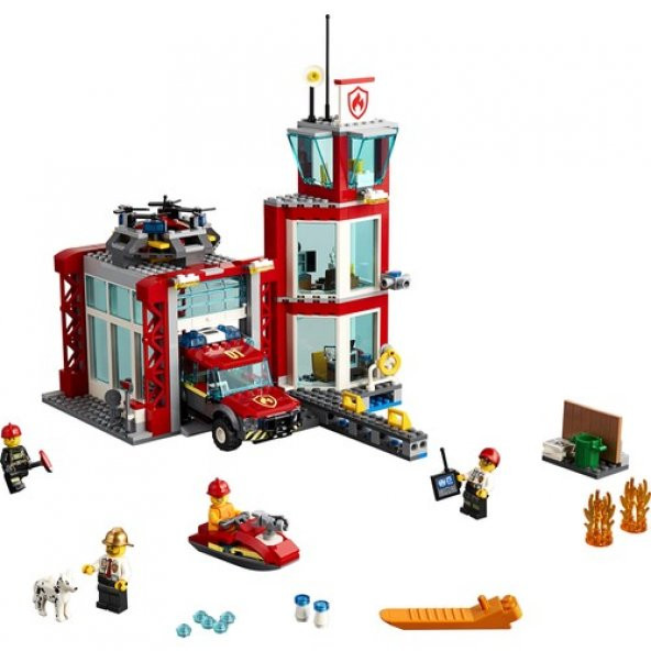 LEGO City 60215 Fire Station - Resim 3
