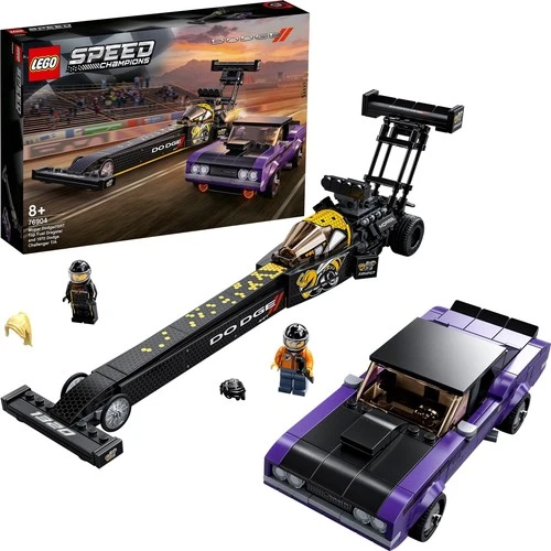 LEGO Speed Champions 76904 Mopar Dodge//SRT Top Fuel Dragster and 1970 Dodge Challenger T/A ürün görseli 1