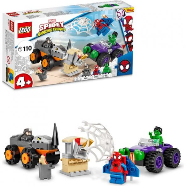 LEGO Super Heroes 10782 Hulk vs. Rhino Truck Showdown ürün görseli 1