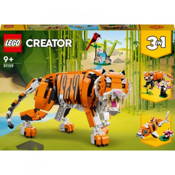 LEGO Creator 31129 Majestic Tiger - Resim 3