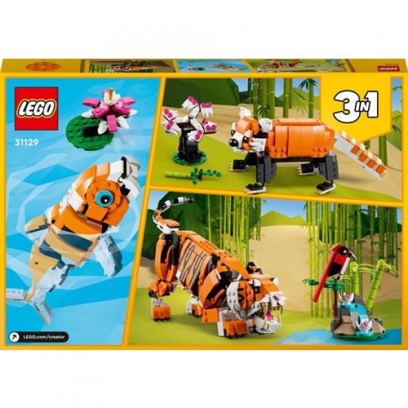 LEGO Creator 31129 Majestic Tiger - Resim 4
