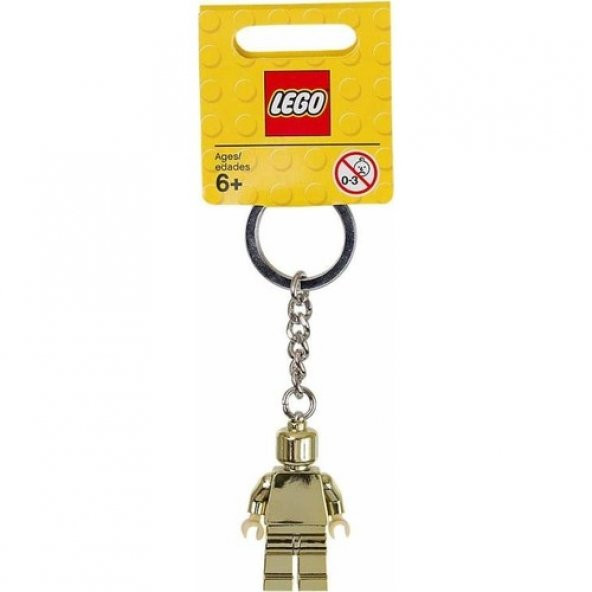 LEGO Miscellaneous 850807 Gold Minifigure Key Chain - Resim 2