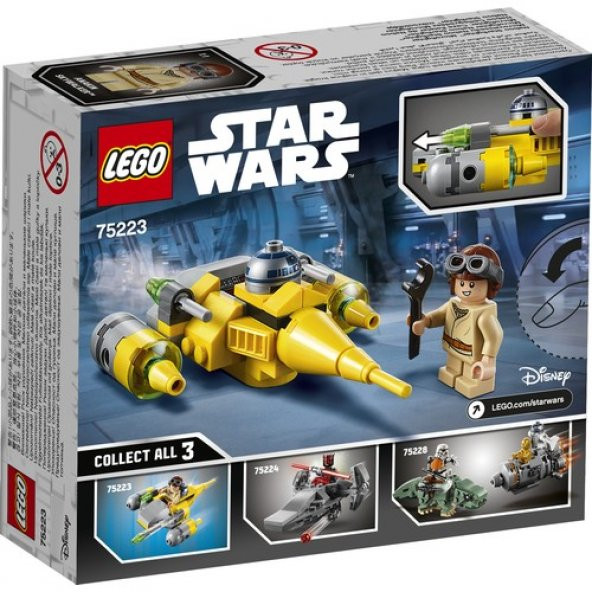 LEGO Star Wars 75223 Naboo Starfighter Microfighter - Resim 3